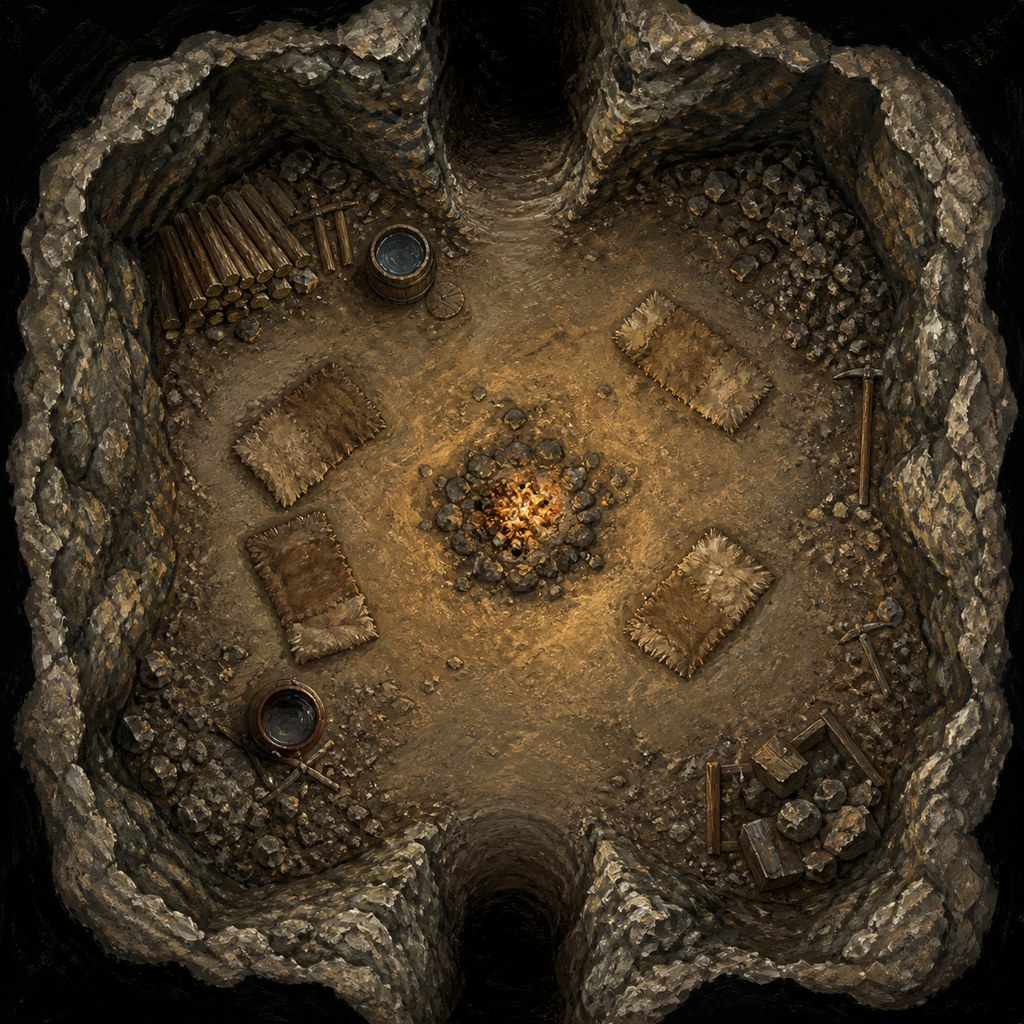 An Abandoned Miners' Camp